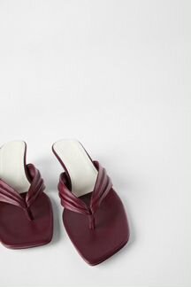 Босоножки мюли-сабо Zara