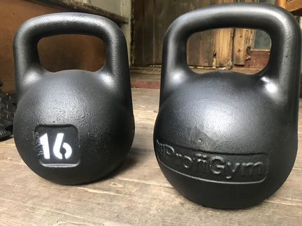Гиря чугунная 8кг и 16кг