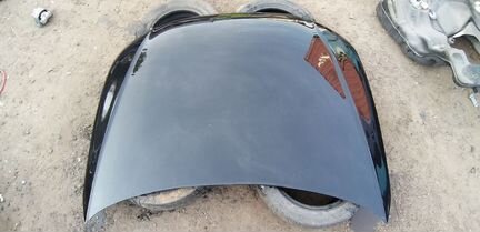 Капот Audi A4 B8 черный цвет