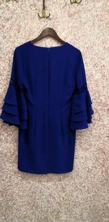 Нарядное синие платье