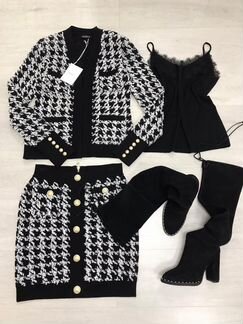 Костюм юбка+пиджак Balmain