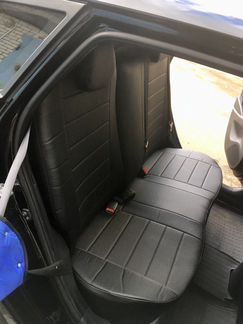 Модельные чехлы Хендай Солярис из экокожи