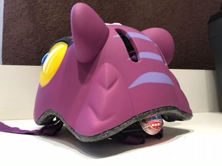 Crazy Safety шлем детский с опознавательным фонаре