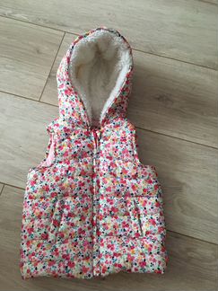 Жилетка для девочки mothercare 9-12 месяцев