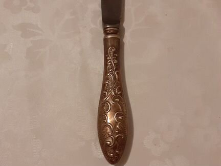 Нож столовый серебряный 925пробы