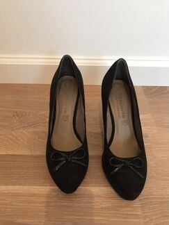 Замшевые туфли Tamaris