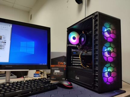 Игровой компьютер ryzen 5 1600 + gtx 1660ti