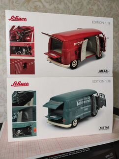 Volkswagen T1b и T2a 1/18 Schuco