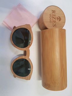 Очки из натурального дерева