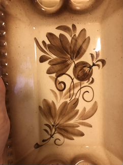 Керамический поднос