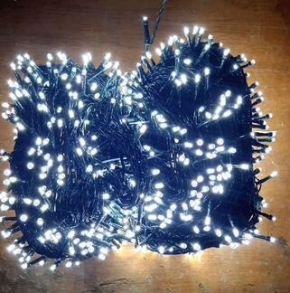 Гирлянда уличная светодиодная 100м.31v. холодный с