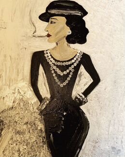 Картина новая «Шанель».Chanel.Масло