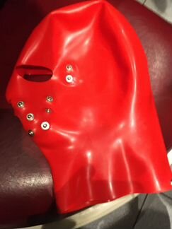 Маска латекс с креплениями под девайсы