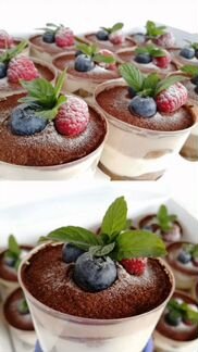 Ягодный тирамису в креманках