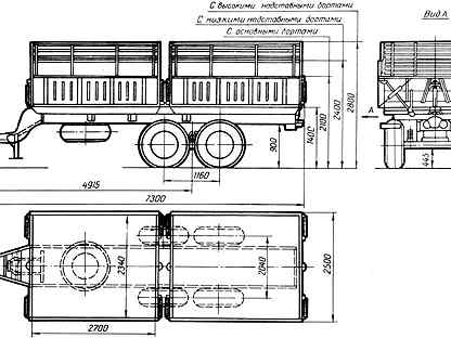 Прицеп тракторный чертеж