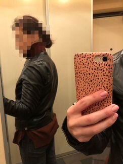 Продаётся кожаная косуха Massimo Dutti