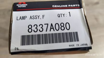 Фонарь задний противотуманный mitsubishi ASX