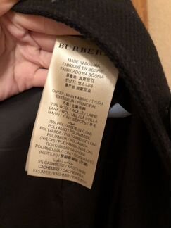 Пальто Burberry Оригинал (Кашемир и Шерсть)