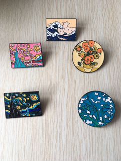 Брошь Ван гог новая