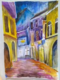 Картина акварель