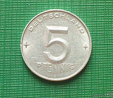 5 pfennig, Deutschland, 1952