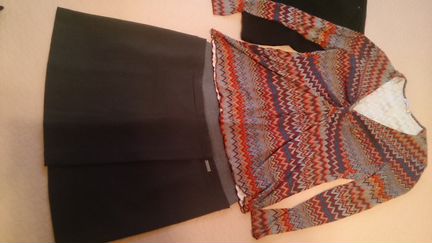 Юбка и кофта для беременныхб/у мало 46-48