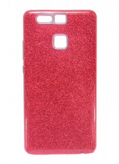 Чехол-накладка для huawei P9 jzzs Shinny 3в1 TPU красная
