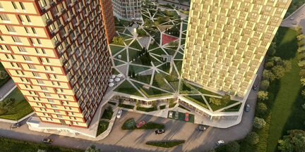 2-к апартаменты, 65.4 м², 19/21 эт.