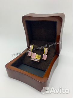 Серьги и Кольцо из золота с бриллиантами