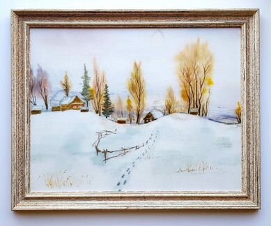 Картина батик в раме 