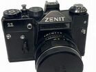 Фотоаппарат Zenit 11 с объективом и вспышкой
