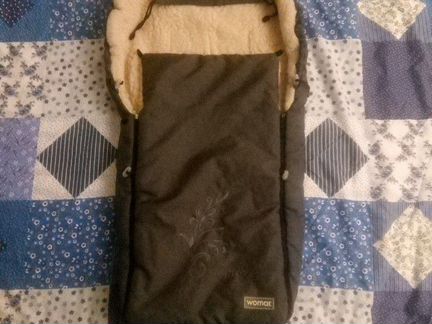 Конверт в коляску из овчины