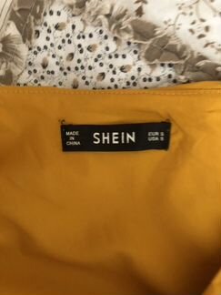 Желтое праздничное платье Shein