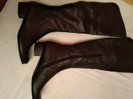 Сапоги кожаные 39р