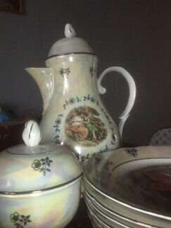 Столовый сервис, фарфор гдр kahla