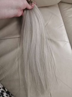 Волосы для наращивания блонд славянка 180 прядок 4