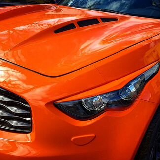 Тюнинг накладка жабры на капот для Infiniti Fx37