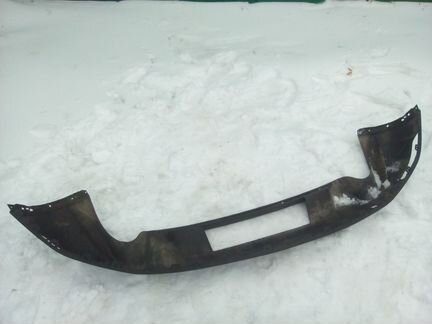 Спойлер юбка заднего бампера VW Touareg II