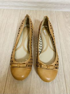 Балетки кожаные 35