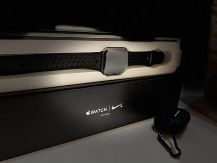 Часы apple watch series 3 42mm nike+