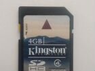 Карта памяти Kingston sdhc 4 Гб (SD4/4GB)