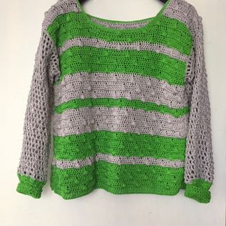 Кофта вязаная крючком