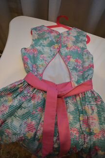 Цветочное, летнее платье на 158 см