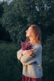 Базовый пуловер ручной работы