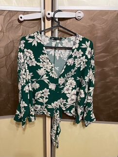 Новый топ Zara с узлом, блуза с узлом