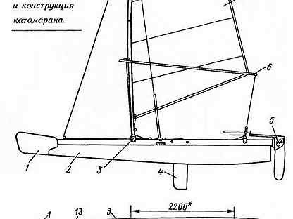 Парусный катамаран своими руками чертежи