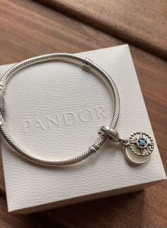 Браслет Pandora с шармом, 16 см