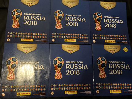 Журналы panini с чемпионата мира 2018