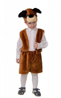 Костюм Батик Собачка Тузик, 110 см (154-28)