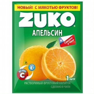Растворимый напиток Zuko Апельсин 25 г